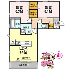 物件の間取り