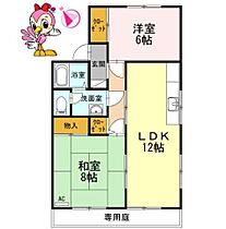 徳島県鳴門市撫養町立岩字五枚（賃貸アパート2LDK・1階・59.50㎡） その2