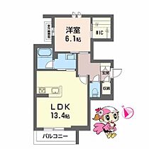 徳島県徳島市北常三島町１丁目（賃貸マンション1LDK・2階・51.25㎡） その2