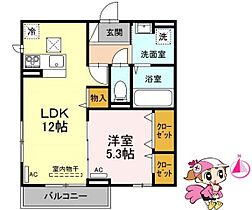 徳島県徳島市佐古三番町（賃貸アパート1LDK・1階・44.01㎡） その2