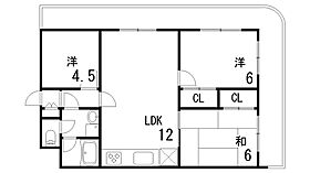 パレ・ルミエール岡本  ｜ 兵庫県神戸市東灘区田中町3丁目（賃貸マンション3LDK・2階・59.00㎡） その2