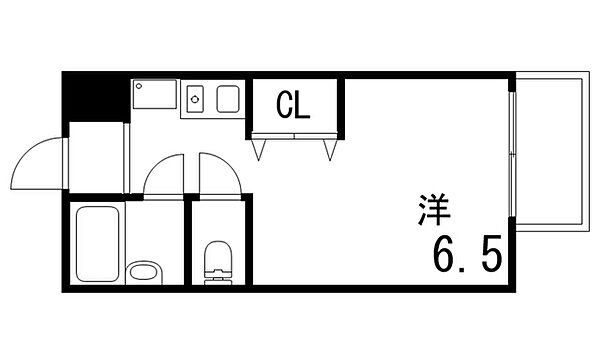 セジュール摩耶I ｜兵庫県神戸市灘区上河原通3丁目(賃貸アパート1R・1階・19.76㎡)の写真 その2