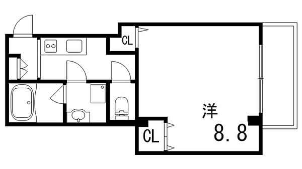 ドエル芦屋ウエスト ｜兵庫県神戸市東灘区深江本町2丁目(賃貸マンション1K・3階・28.06㎡)の写真 その2