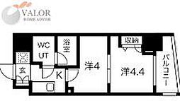 スパシエ蒲田グランドタワー 2Kの間取図画像