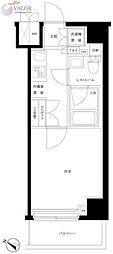 ルーブル川崎貝塚弐番館 1Kの間取図画像