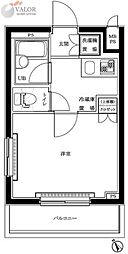 ルーブル蒲田南 1Kの間取図画像