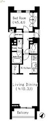 D.Largotsurumi 1LDKの間取図画像