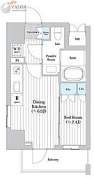 crestkosugisquare 1DKの間取図画像