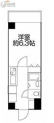 MAXIV横浜大通り公園 1Kの間取図画像