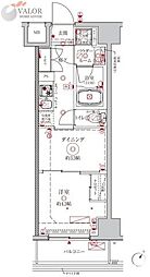 クレイシアIDZ川崎ザ・テラス 2Kの間取図画像