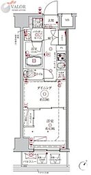 クレイシアIDZ川崎ザ・テラス 2Kの間取図画像