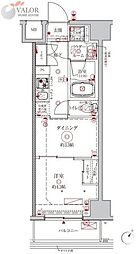 クレイシアIDZ川崎ザ・テラス 2Kの間取図画像