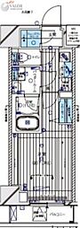 メインステージ横濱伊勢佐木3 1Kの間取図画像