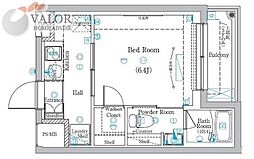 ラフィスタ元町2 1Kの間取図画像