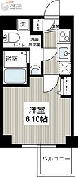 HY'sYOKOHAMALIGARE 1Kの間取図画像