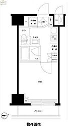 ルーブル羽田西 1Kの間取図画像