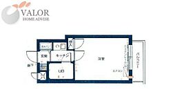 キャッスルマンション東寺尾 1Kの間取図画像