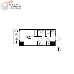 UrbanLink蒲田 1Kの間取図画像