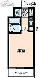 ダイホープラザ鶴見 ワンルームの間取図画像