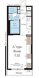 JR横浜線 淵野辺駅 徒歩11分の賃貸マンション 3階1Kの間取り