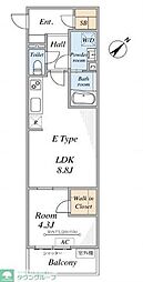リブリ・小田急相模原 1LDKの間取図画像