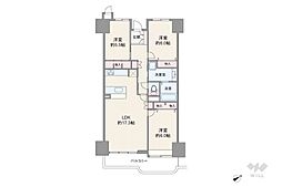 間取図画像 3LDK