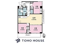 ライオンズマンション川口本町第2 3LDKの間取図画像