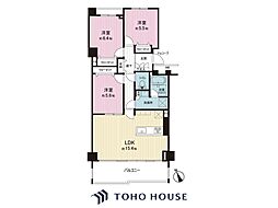 グランドメゾン西船橋 3LDKの間取図画像