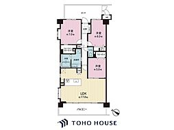 エクセレントプレイスドリームマークス 3LDKの間取図画像