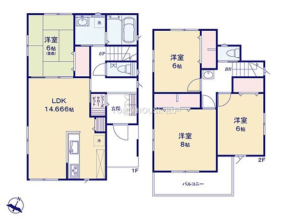 間取りを拡大表示