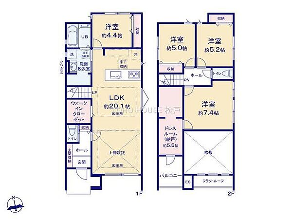 間取りを拡大表示