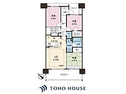 ルネサンス梅郷駅前 3LDKの間取図画像