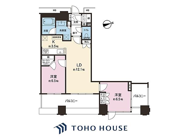 間取りを拡大表示