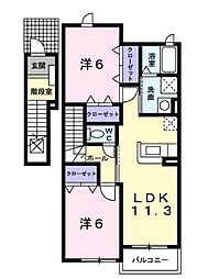 ヴェルサン・アベニュI 2階