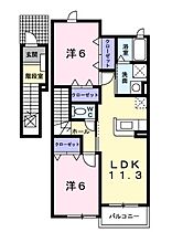 2階 / 2LDK / 58.48㎡