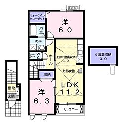 JR加古川線 滝野駅 徒歩20分 2階/-