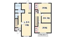 セジュール高浜 3LDKの間取図画像