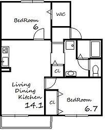 メゾンＪＵＮ 2階