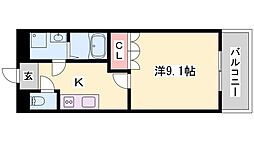 間取図画像 1K
