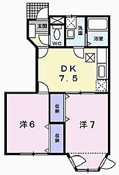 間取図画像 2DK