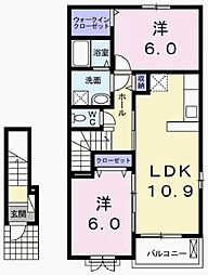 マーレ伊保崎II 2階