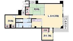 メゾン富士才 3LDKの間取図画像