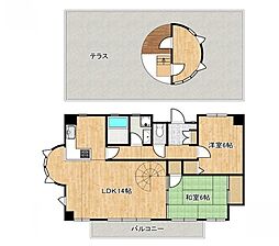 フィールトレイン 3LDKの間取図画像