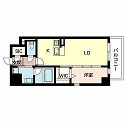 ベラ・ルーナ 1LDKの間取図画像
