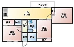 サングレース東今宿 1階