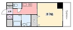 インタービレッジ東延末2 1Kの間取図画像