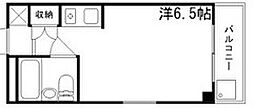 ハッピーコート駅前 ワンルームの間取図画像