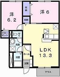 カーサ・フィオーレ中島A 1階