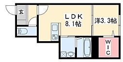 セレスティーノ播磨本荘 1LDKの間取図画像