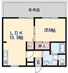 ブルックハイツ 1階